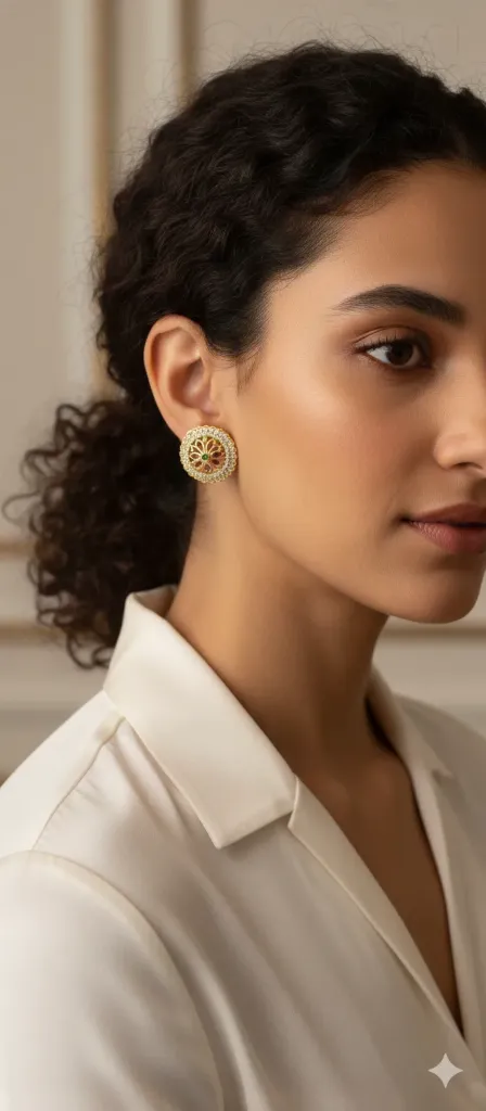 Exquisite AD earrings